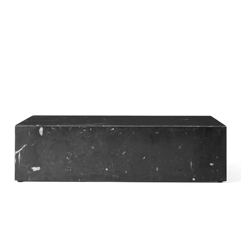 media image for Plinth Table Low in Black Marquina Marble design by Menu 260