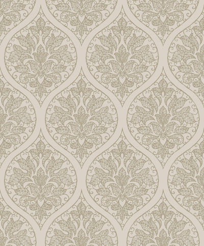 product image for Emporium Ogee Cream/Gold from the Emporium Collection by Galerie Wallcoverings 86