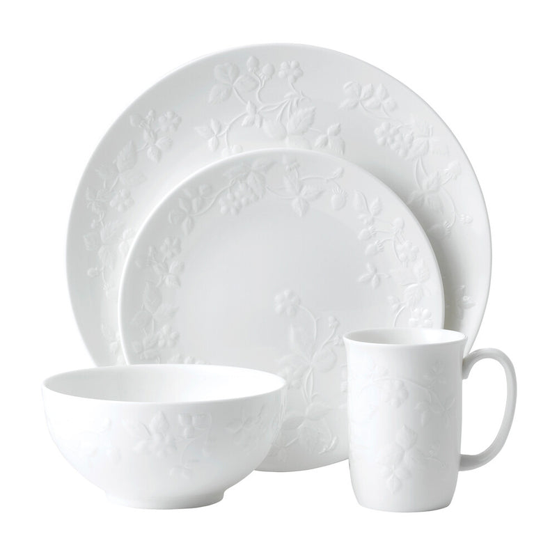 media image for Wild Strawberry White Dinnerware Collection 283