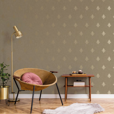 product image for Mehndi Motif Gold from the Emporium Collection by Galerie Wallcoverings 60