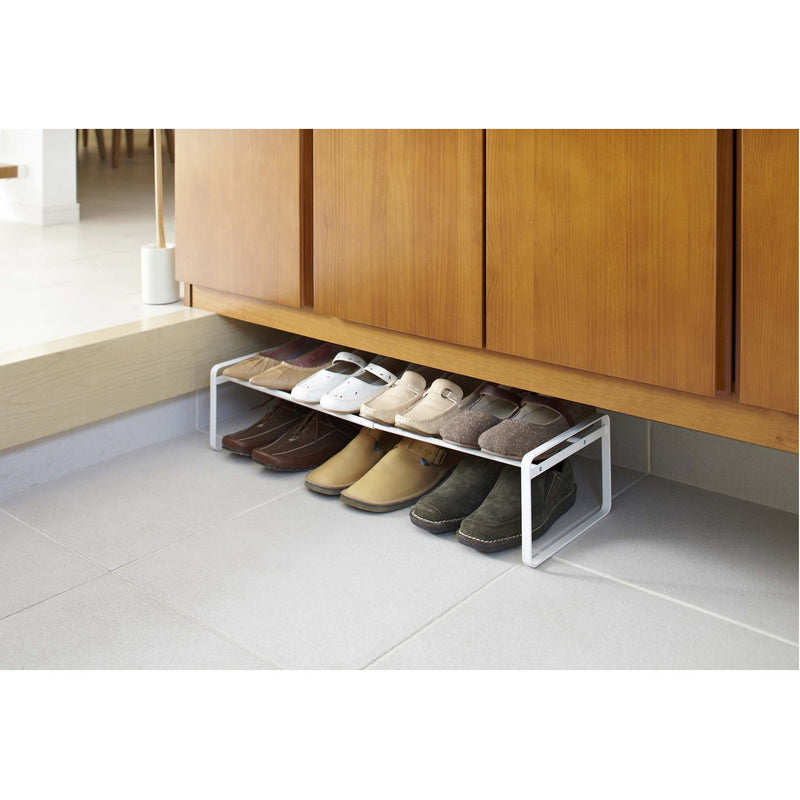 media image for Frame Expandable and Stackable Shoe Rack - Steel by Yamazaki 232