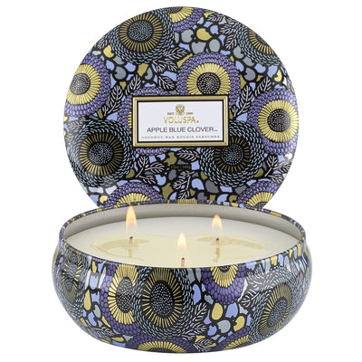 product image for Apple Blue Clover 3 Wick Candle 99