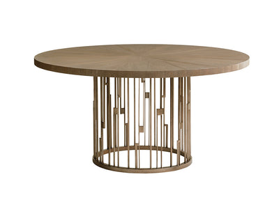 product image for rendezvous round metal dining table by lexington 01 0725 875 72c 3 64