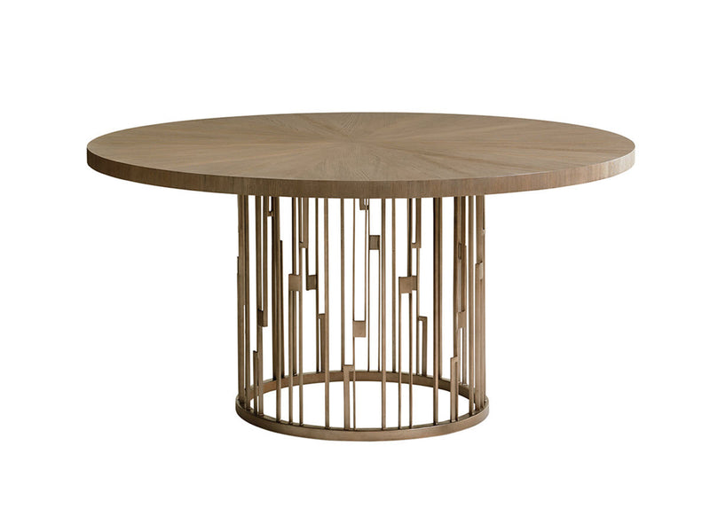 media image for rendezvous round metal dining table by lexington 01 0725 875 72c 3 254