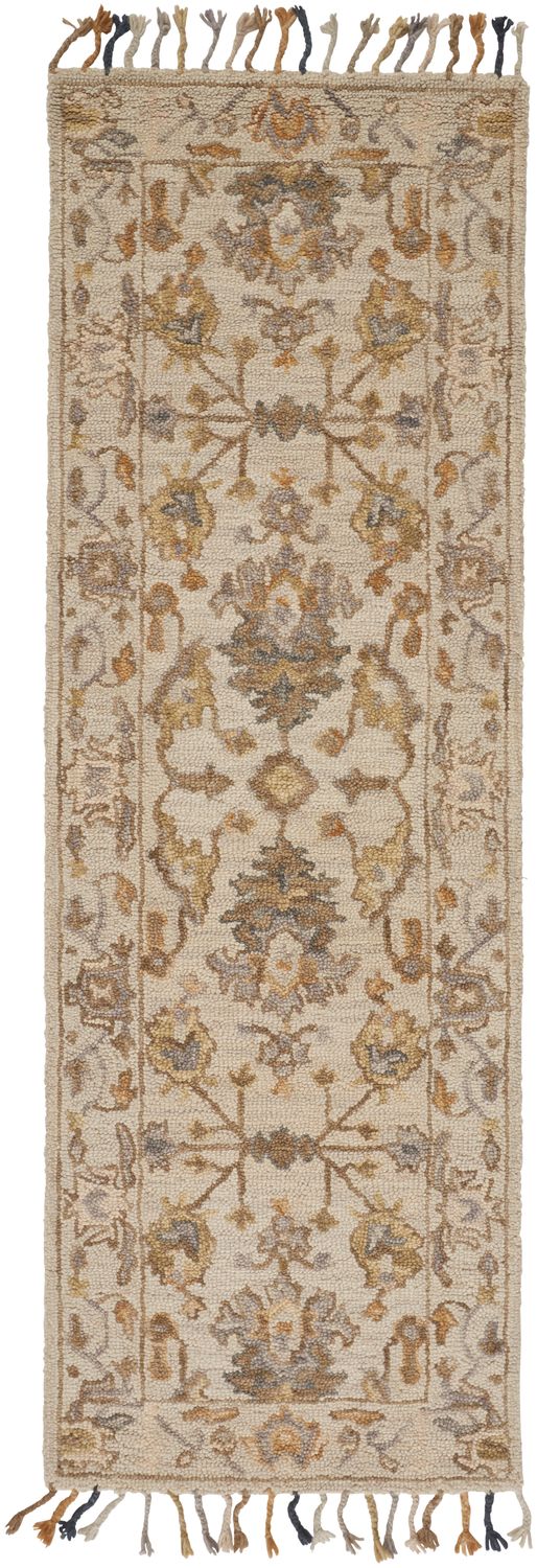 media image for Mansfield Ivory and Gold Rug by BD Fine Flatshot Image 1 293