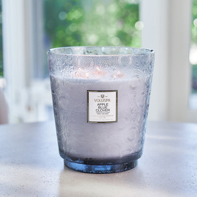 product image for Apple Blue Clover 5 Wick Hearth Candle 61