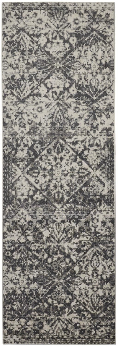 product image for Kiba Gray and Ivory Rug by BD Fine Flatshot Image 1 83