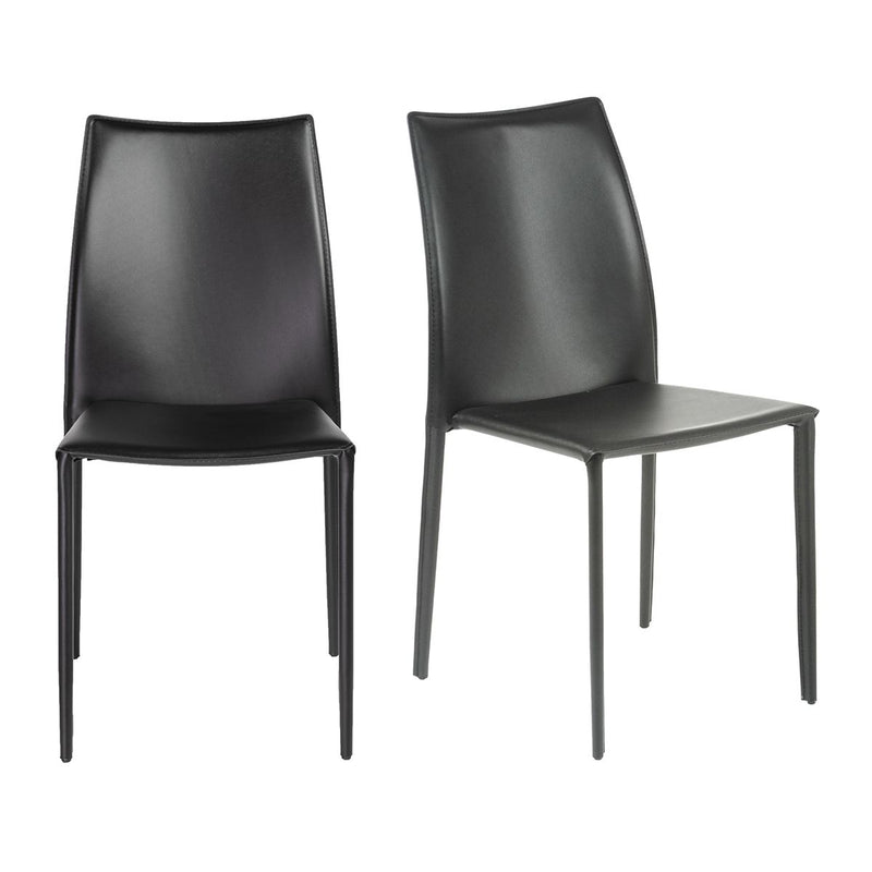 media image for Dalia Stacking Side Chair in Various Colors - Set of 2 Alternate Image 6 225