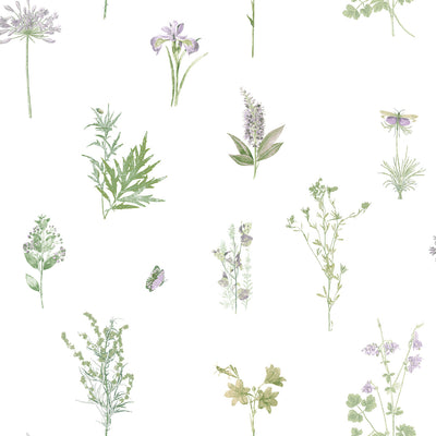 product image of Botanical Wallpaper in Multicolor from the Evergreen Collection by Galerie Wallcoverings 531