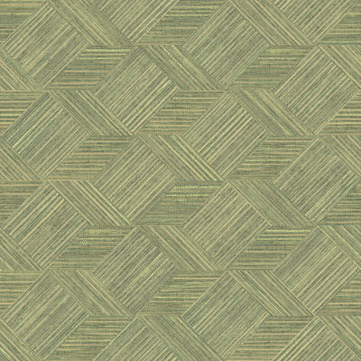 product image of Grassy Tile Wallpaper in Green from the Evergreen Collection by Galerie Wallcoverings 594