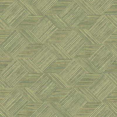 product image of sample grassy tile wallpaper in green from the evergreen collection by galerie wallcoverings 1 586