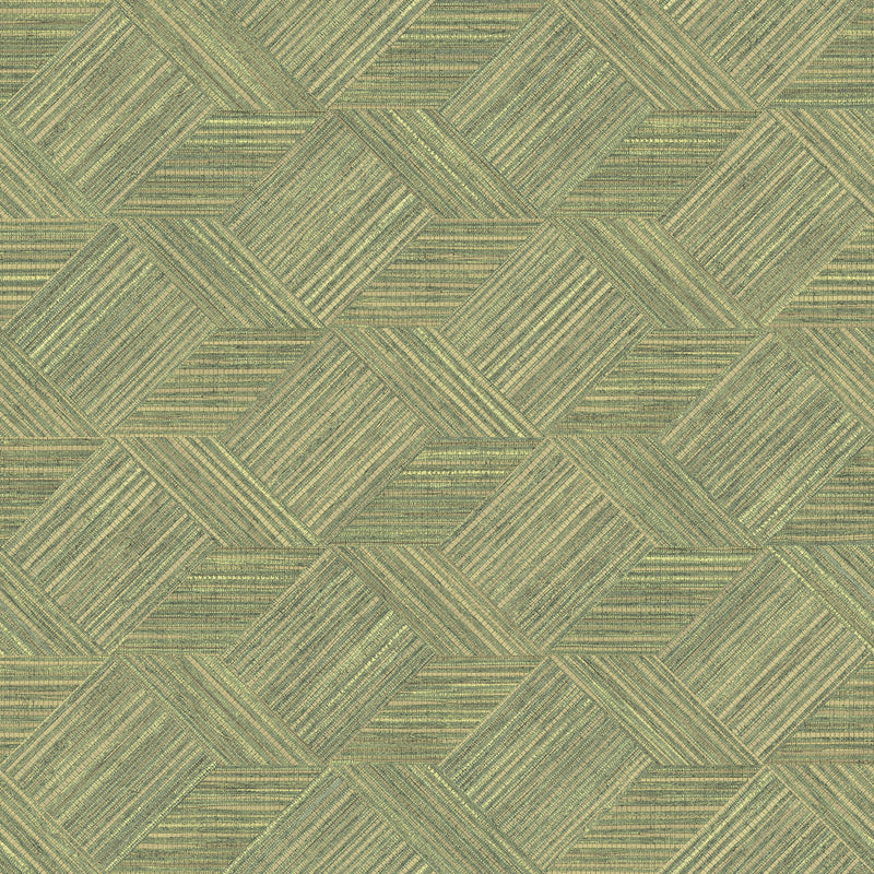 media image for sample grassy tile wallpaper in green from the evergreen collection by galerie wallcoverings 1 226