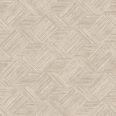 product image of sample grassy tile wallpaper in taupe from the evergreen collection by galerie wallcoverings 1 539