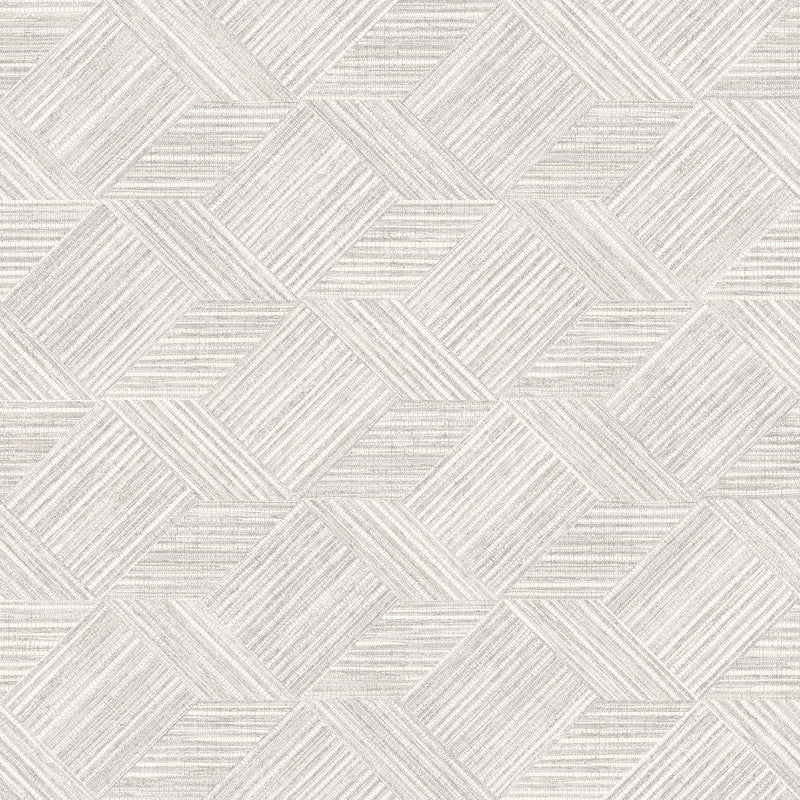 media image for sample grassy tile wallpaper in light grey from the evergreen collection by galerie wallcoverings 1 285