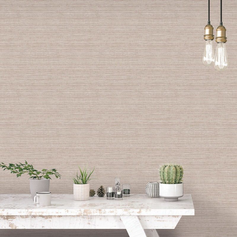 media image for Grasscloth Wallpaper in Taupe from the Evergreen Collection by Galerie Wallcoverings 292