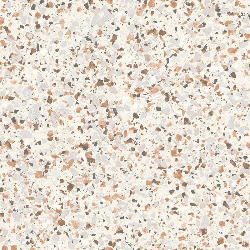media image for Terrazzo Wallpaper in Copper/Grey/Mica from the Evergreen Collection by Galerie Wallcoverings 243