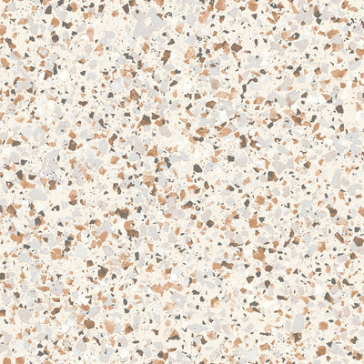product image of sample terrazzo wallpaper in copper grey mica from the evergreen collection by galerie wallcoverings 1 546