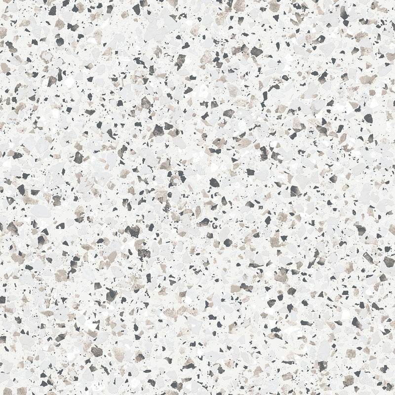 media image for sample terrazzo wallpaper in grey mica from the evergreen collection by galerie wallcoverings 1 27