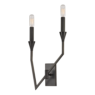 product image for hudson valley archie 2 light right wall sconce 2 99