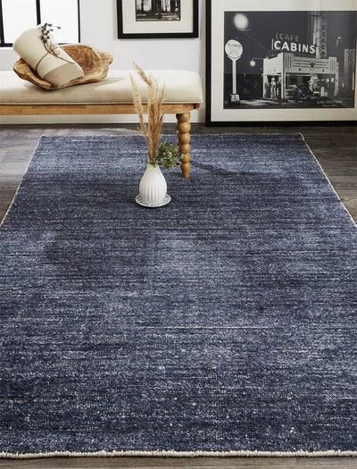 product image for Legros Hand Woven Navy Blue Rug by BD Fine Roomscene Image 1 96