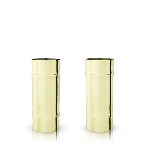 media image for gold bamboo highball glasses 1 259