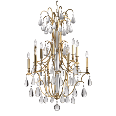 product image for hudson valley crawford 12 light chandelier 9329 1 4