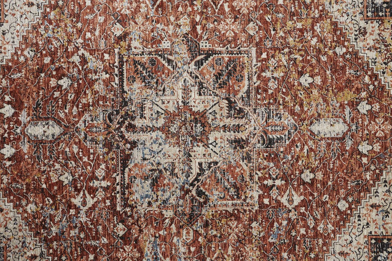 media image for Ennis Rust and Tan Rug by BD Fine Texture Image 1 299