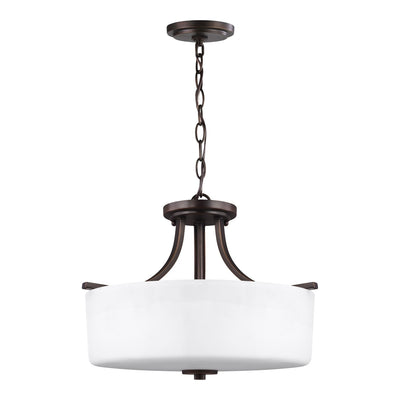 product image for Canfield Three Light Semi Flush 3 37