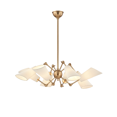 product image for hudson valley buckingham 8 light chandelier 5308 1 54
