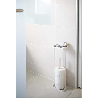product image for Tower Free Standing Toilet Paper Holder with Tray by Yamazaki 10
