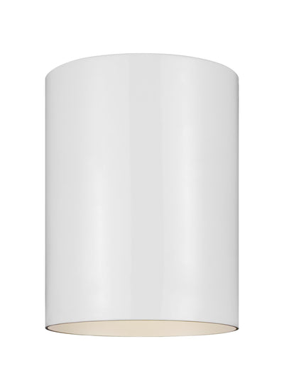 product image for outdoor cylinders led ceiling flush mount by sea gull 7813897s 10 3 57