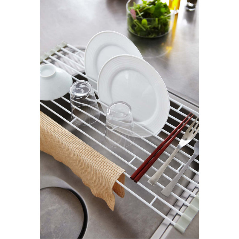 media image for Plate Over the Sink Folding Drying Rack by Yamazaki 275