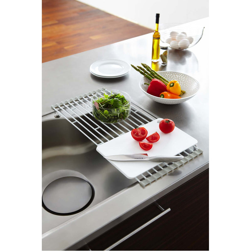 media image for Plate Over the Sink Folding Drying Rack by Yamazaki 25