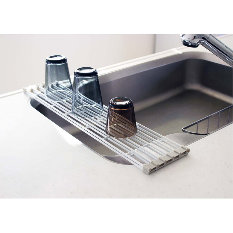 media image for Plate Over the Sink Folding Drying Rack by Yamazaki 213