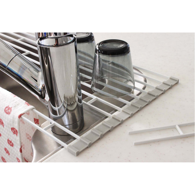 media image for Plate Over the Sink Folding Drying Rack by Yamazaki 277