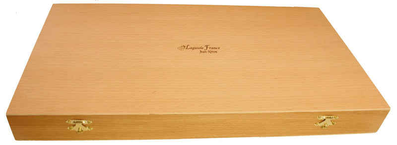 media image for laguiole rainbow flatware in wooden box set of 24 3 285