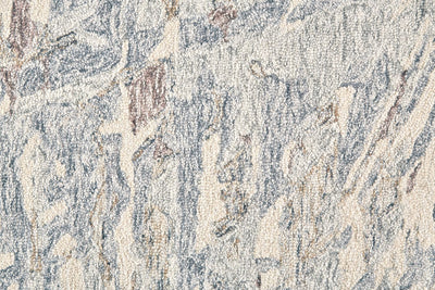 product image for Veran Blue and Ivory Rug by BD Fine Texture Image 1 70