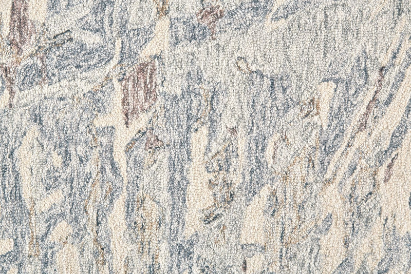 media image for Veran Blue and Ivory Rug by BD Fine Texture Image 1 287