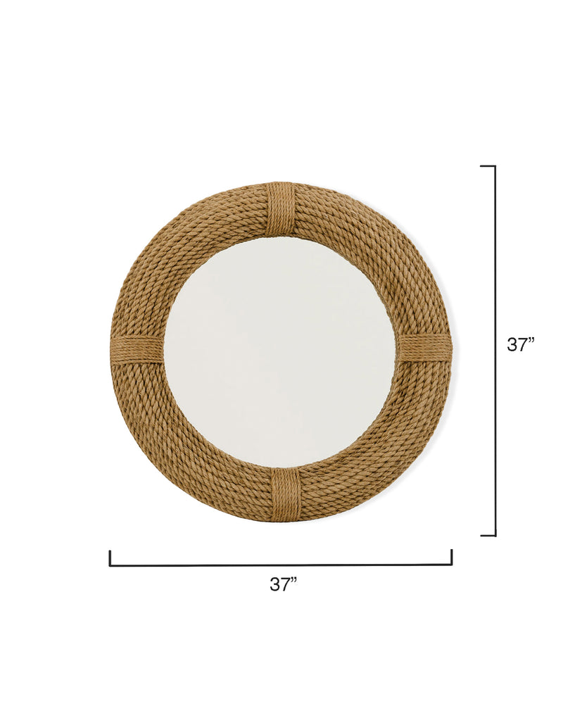 media image for Round Rope Mirror design by Jamie Young 266