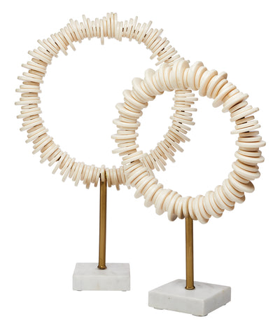 product image of Arena Ring Sculptures (Set of 2) design by Jamie Young 556