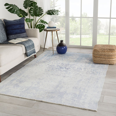product image for boh07 contessa medallion blue white area rug design by jaipur 6 14