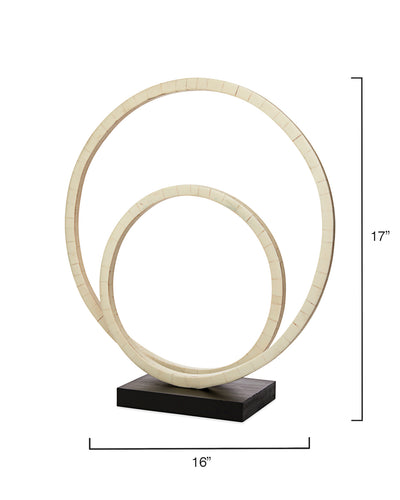 product image for Helix Double Ring Sculpture design by Jamie Young 78