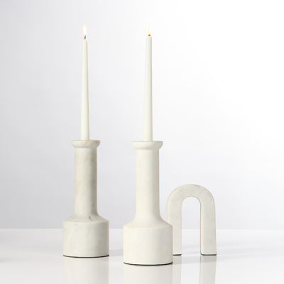 product image for trumpet candlesticks set of 2 by jamie young 7trum chwh 10 5