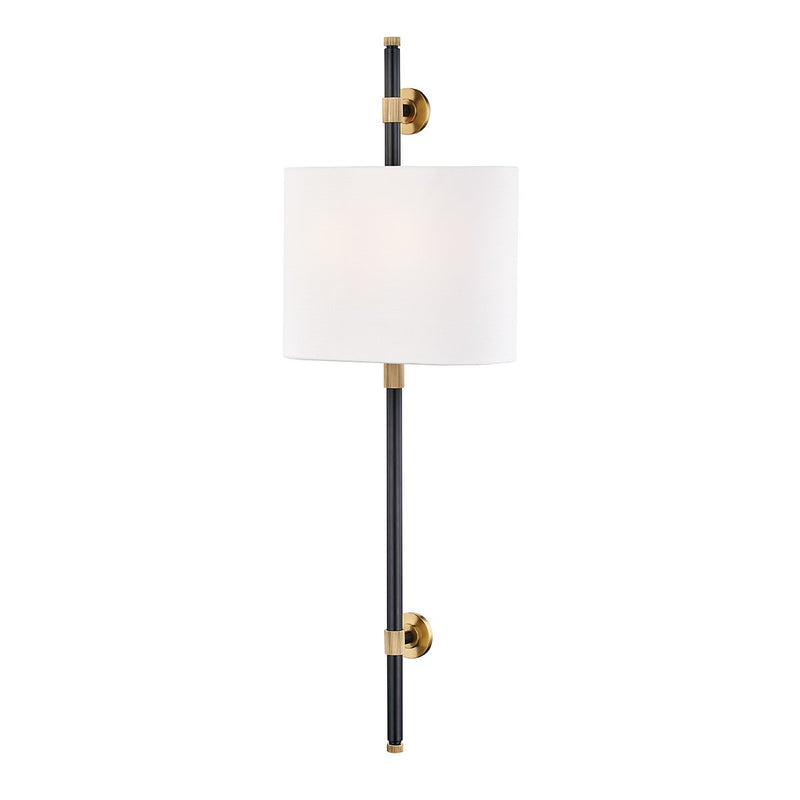 media image for bowery 2 light wall sconce design by hudson valley 1 256