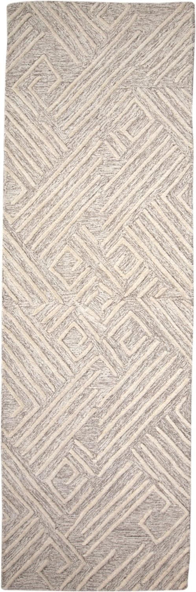 product image for Fadden Hand Tufted Ivory and Tan Rug by BD Fine Flatshot Image 1 21