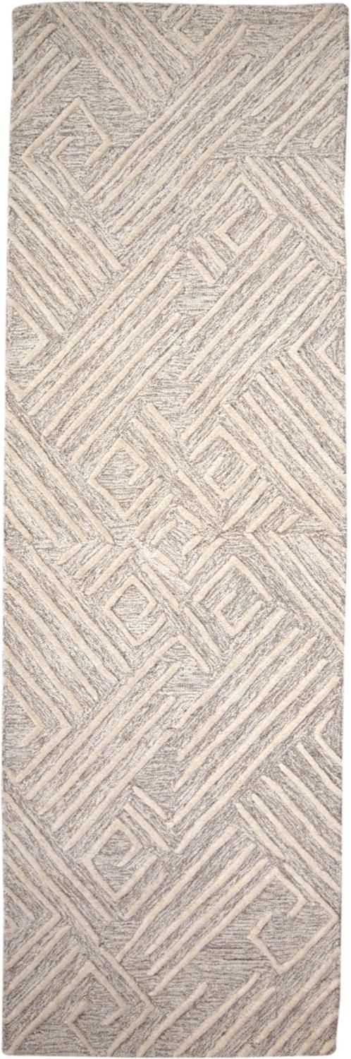 media image for Fadden Hand Tufted Ivory and Tan Rug by BD Fine Flatshot Image 1 269
