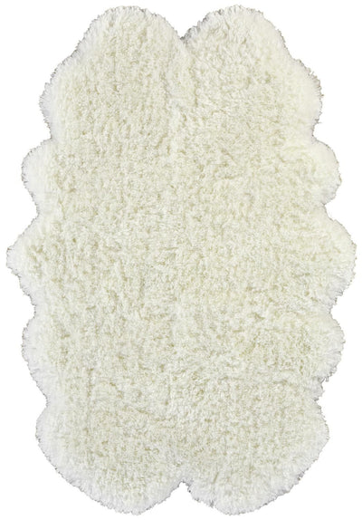 product image of Roux Hand Tufted Ivory and White Rug by BD Fine Flatshot Image 1 512