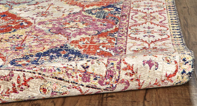 product image for Tessina Purple and Rust Rug by BD Fine Roll Image 1 3