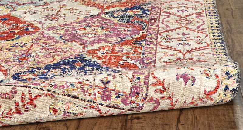 media image for Tessina Purple and Rust Rug by BD Fine Roll Image 1 217