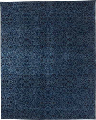 product image for Meera Deep Teal and Ink Blue Rug by BD Fine Flatshot Image 1 15
